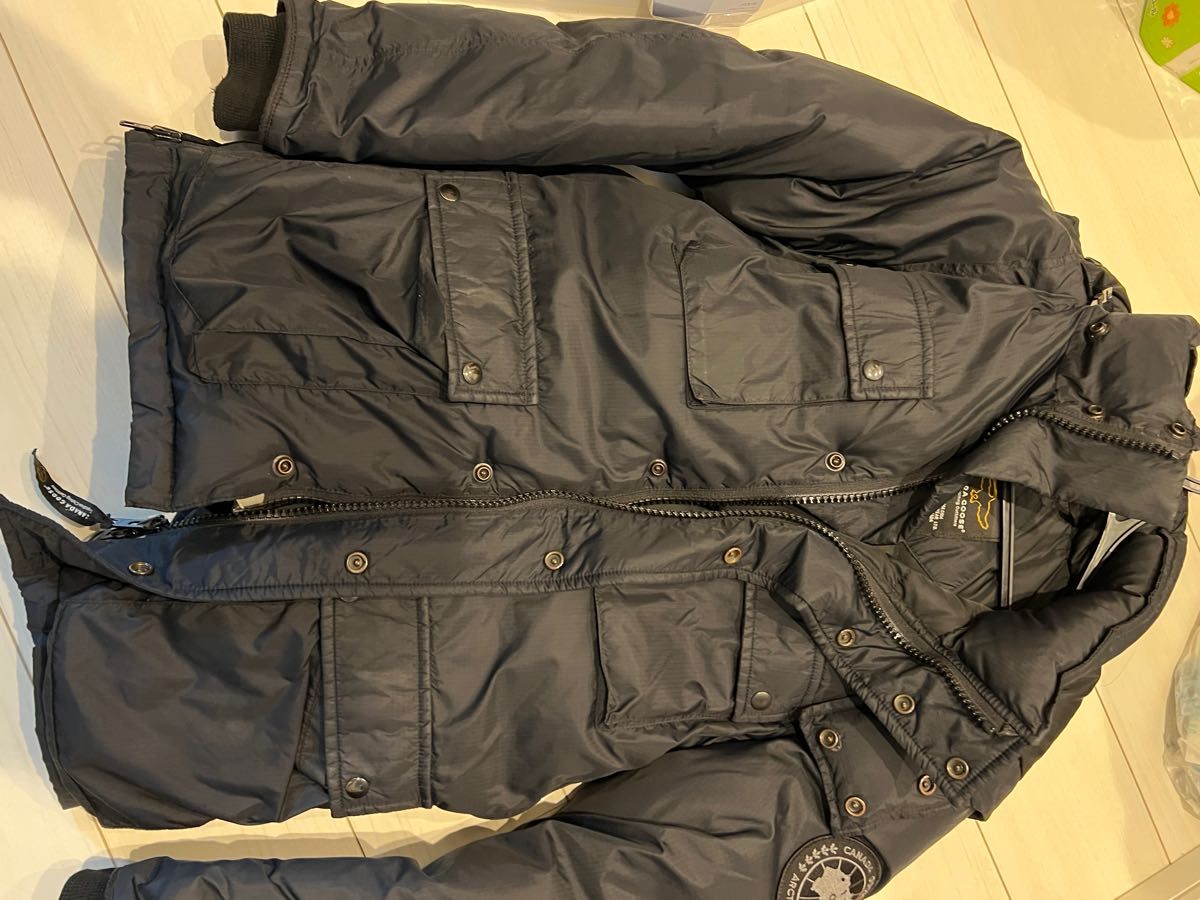 全国宅配無料 カナダグース vernon parka ブラックレーベル Mサイズ