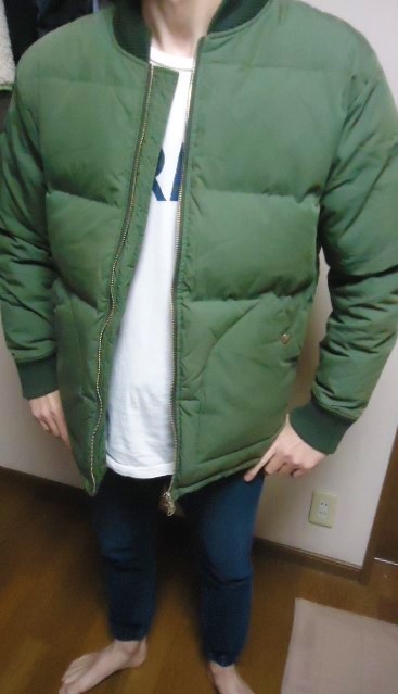 M/ Urban Research /URBAN RESEARCH/ Sunny lable /Sonny Label/ down jacket / green 