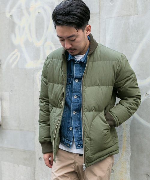 M/ Urban Research /URBAN RESEARCH/ Sunny lable /Sonny Label/ down jacket / green 