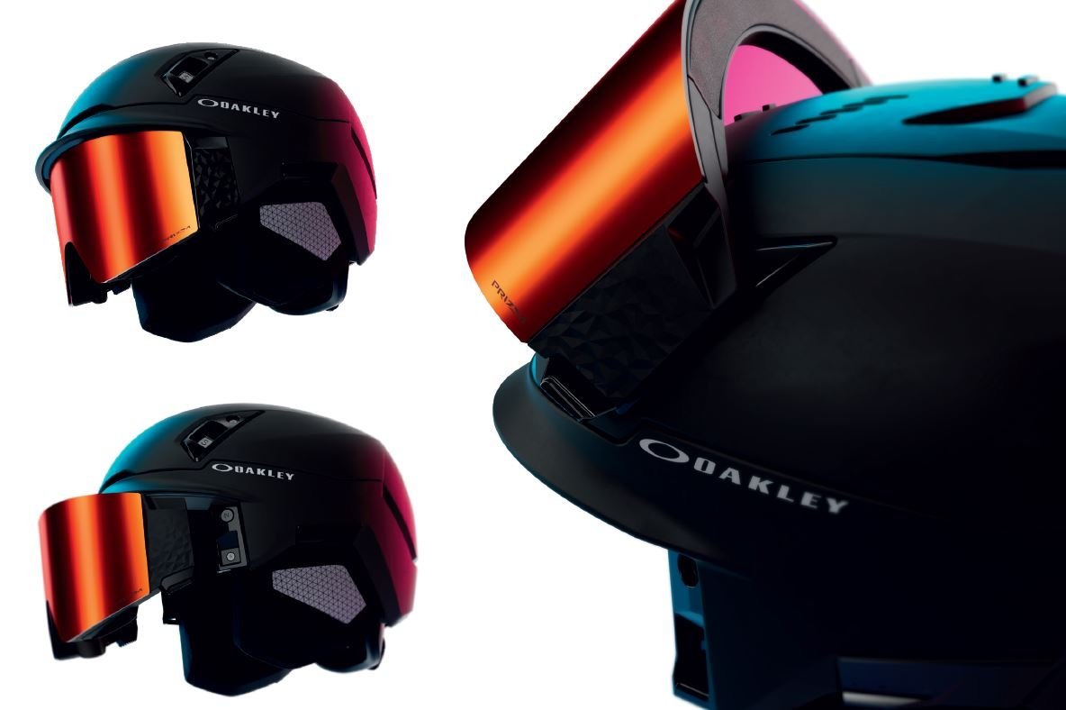 OAKLEY オークリー MOD7 ヘルメット ゴーグル 一体型 HELMET MIPS Blackout/Prizm Sapphire 正規品 スペアレンズ付き_画像9