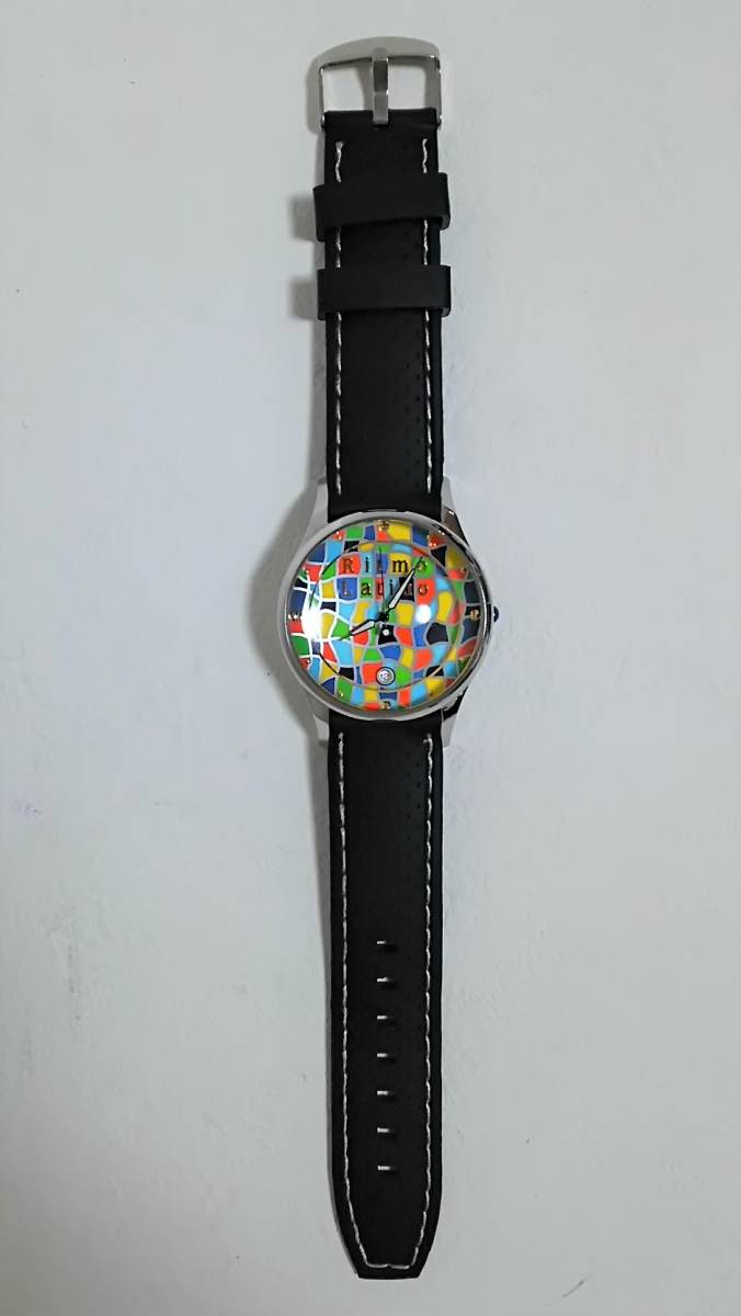 マニア放出品　Ritmo Latino リトモラティーノ　クォーツ 腕時計　モザイコ柄　動作品　中古_画像5
