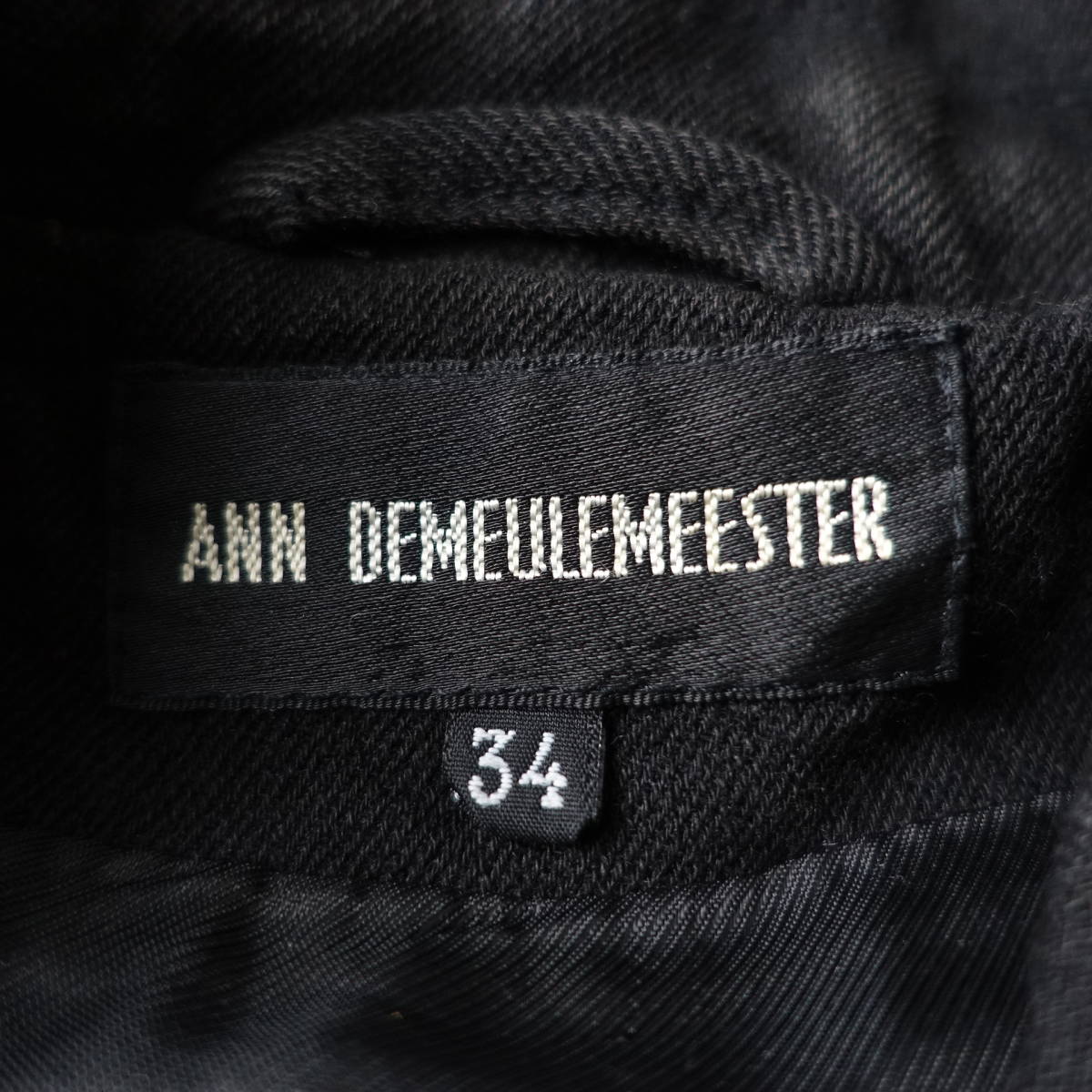ANN DEMEULEMEESTER/アンドゥムルメステール/34/イタリア製/ウール