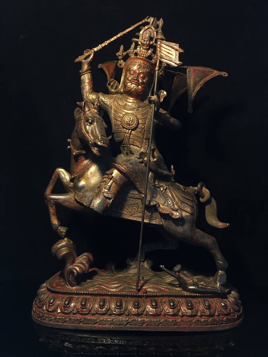 館蔵 銅製 格薩爾王 佛像 仏像 仏教古美術