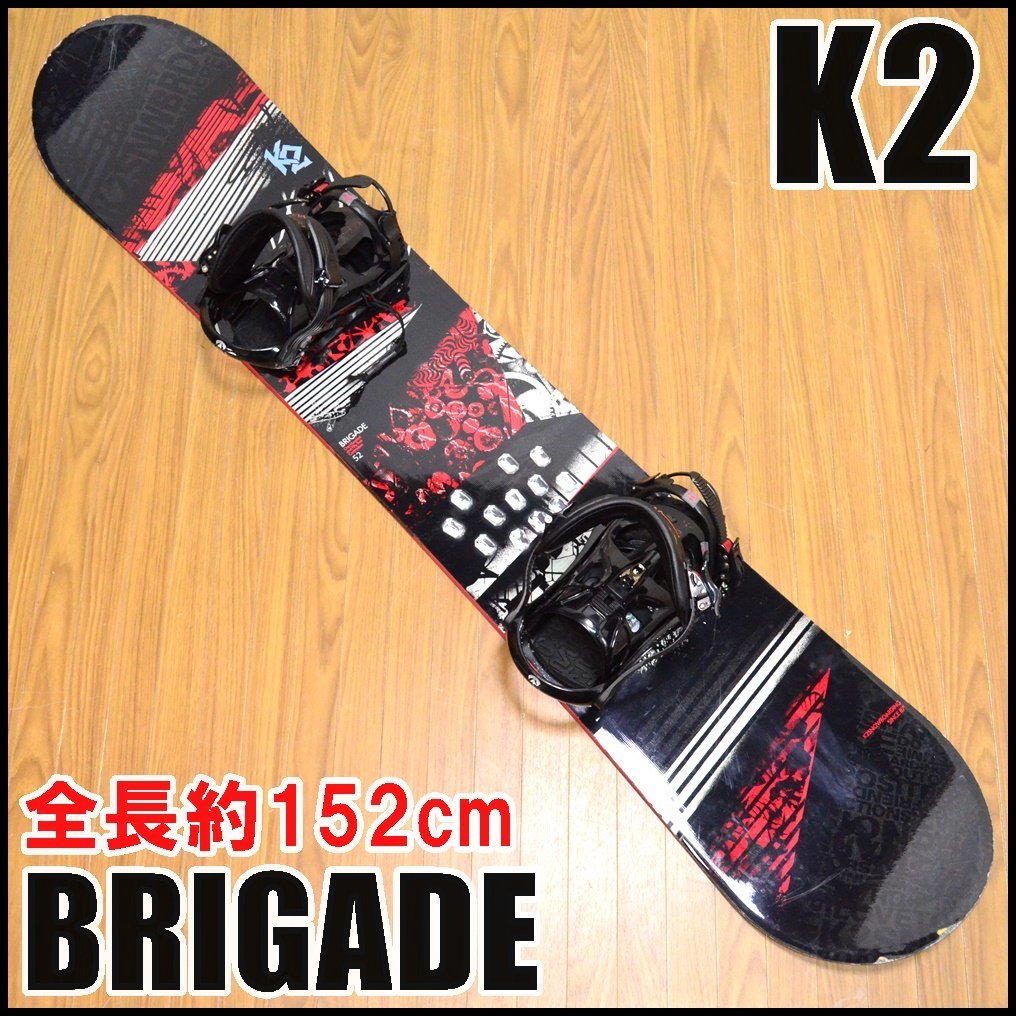 Yahoo!オークション - K2 スノーボード BRIGADE 全長約152cm レッ