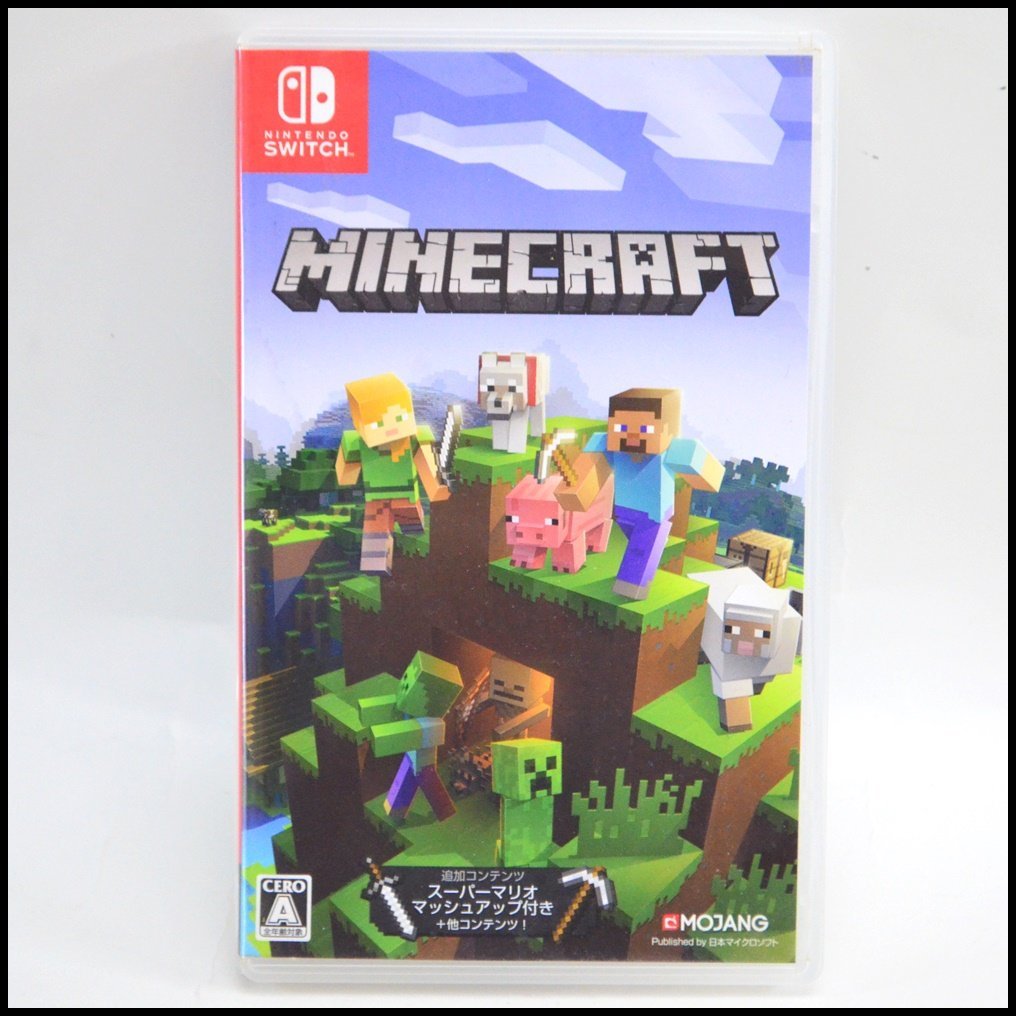 良品 MOJANG ニンテンドースイッチ専用ソフト マインクラフト プレイ ...