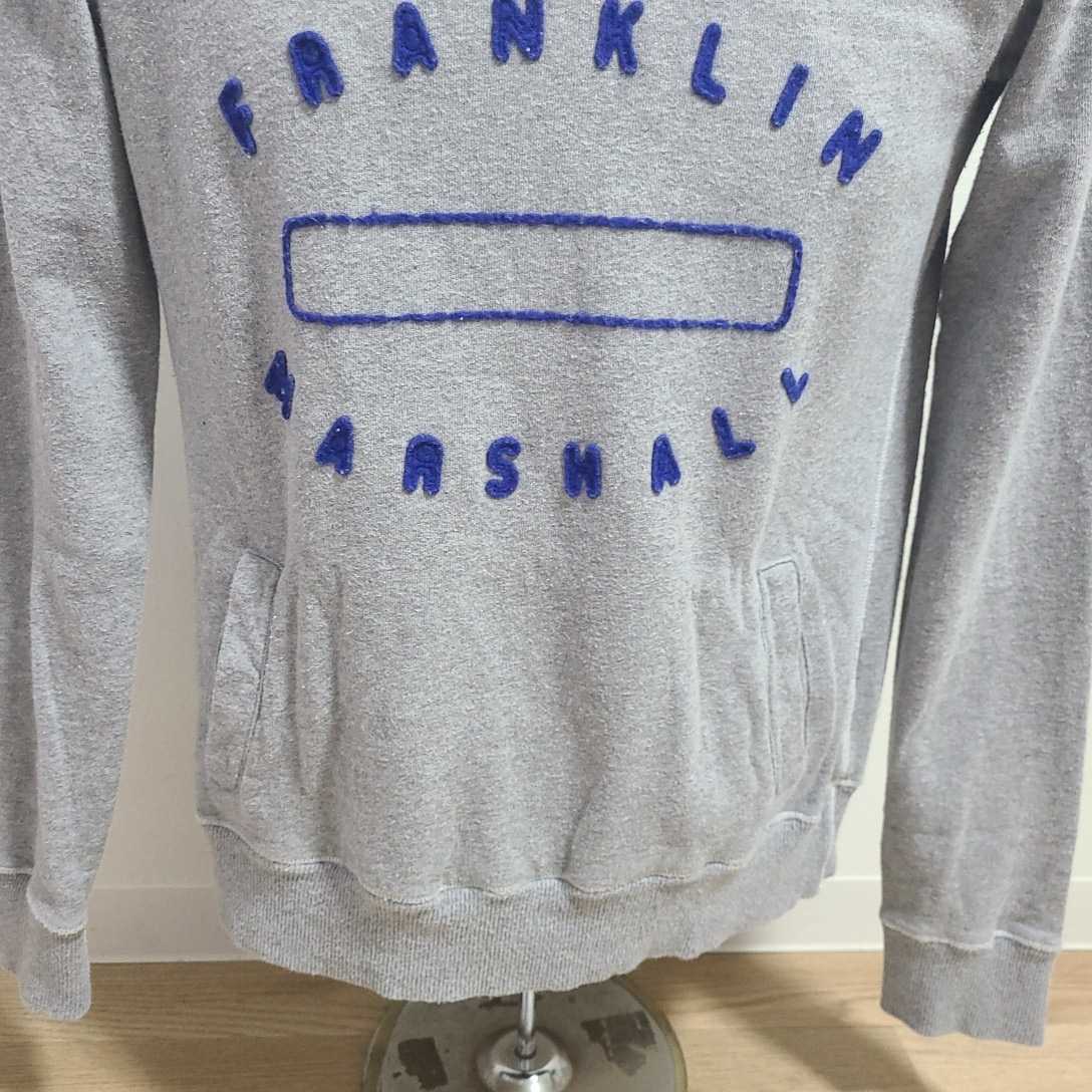 FRANKLIN&MARSHALL Frank Lynn Marshall sweat sweatshirt [ size M] pocket equipped. MADE IN ITALY Italy made 