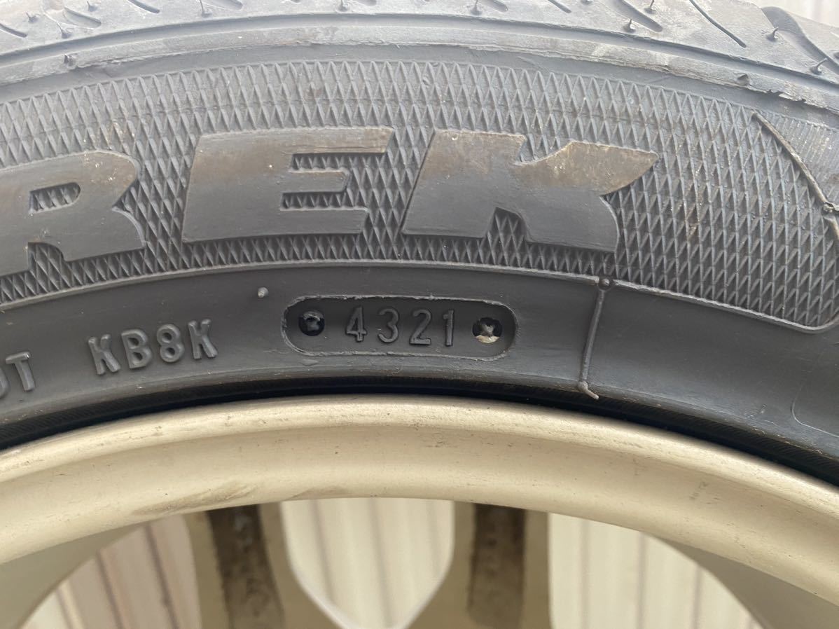 Z12キューブ純正OP アルミホイール 195/55R16 タイヤバリ山 usdm us ...