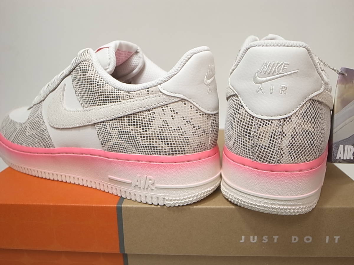 【送料無料 即決】NIKE WMNS AIR FORCE 1 '07 LX SNAKESKIN メンズ26cm新品DV1031-030 エアフォース1 40周年記念 スネークスキン蛇柄ヘビ柄