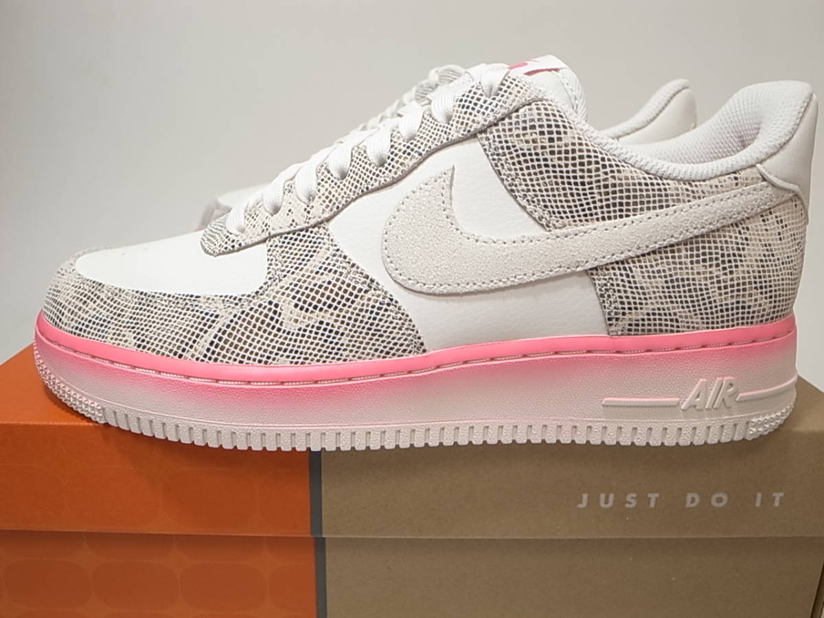 【送料無料 即決】NIKE WMNS AIR FORCE 1 '07 LX SNAKESKIN メンズ26cm新品DV1031-030 エアフォース1 40周年記念 スネークスキン蛇柄ヘビ柄