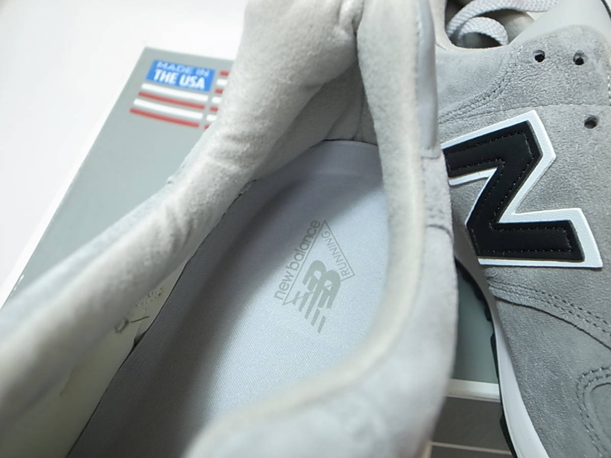 【送料無料 即決】J.CREW x NEW BALANCE USA製M1400G 30cm  US12新品ジェイクルー別注コラボ限定GRAYグレーxブラックGREY灰スウェード米国製