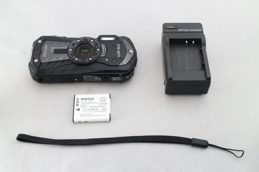 RICOH WG-60 ブラック 本格防水デジタルカメラ 14メートル防水 耐衝撃