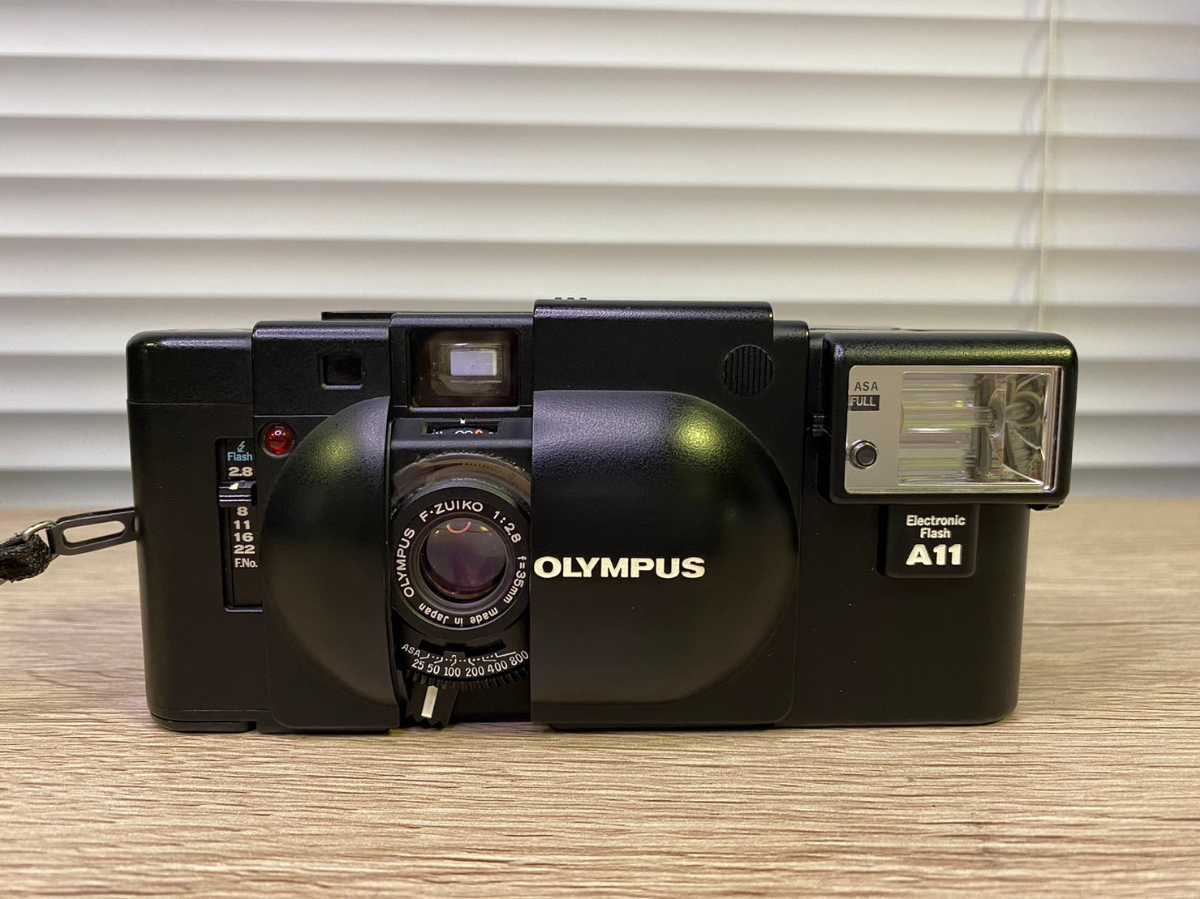 OLYMPUS オリンパス XA A11 コンパクトフィルムカメラ 元箱付き #13_画像2