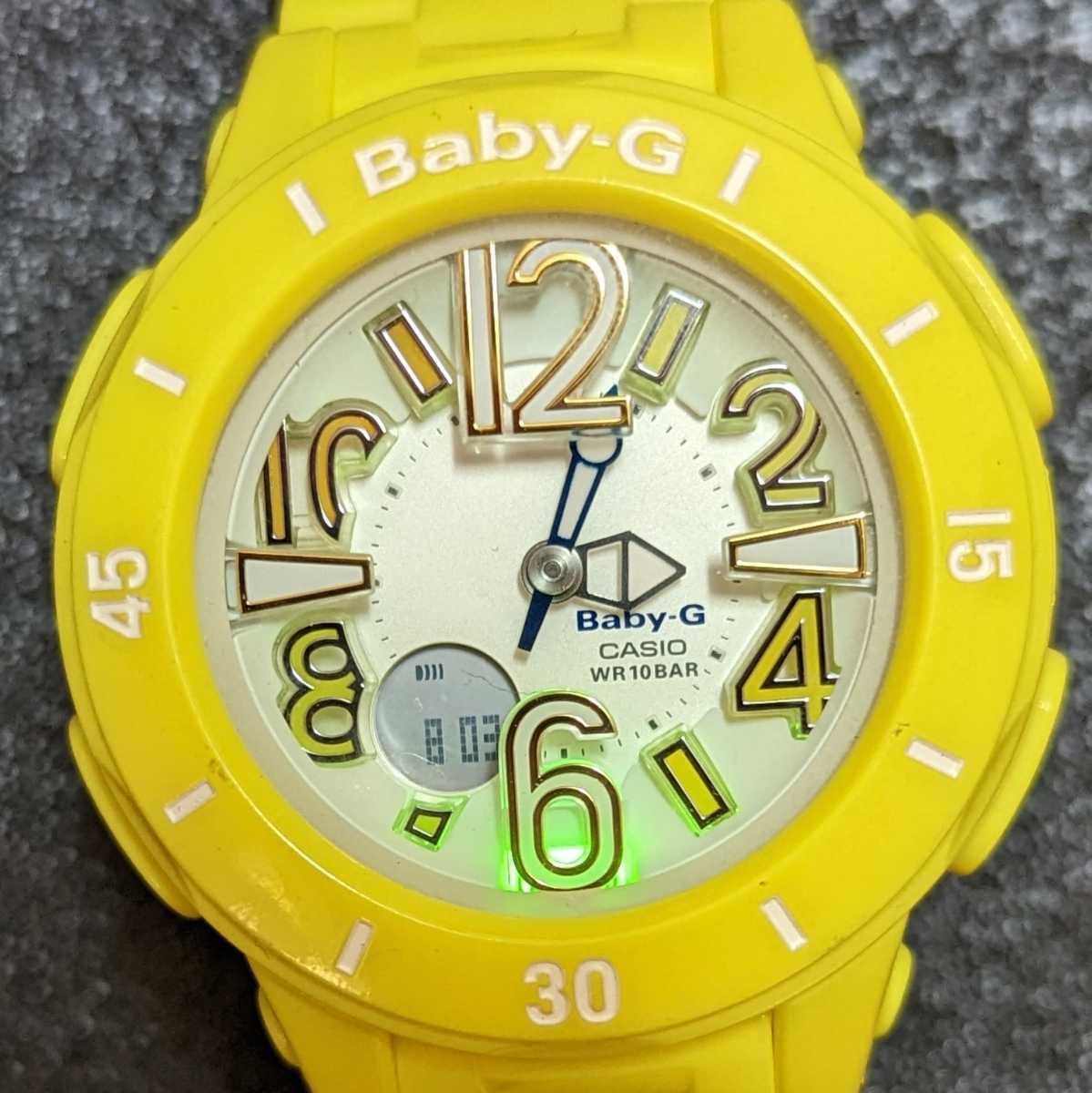 美品 Baby-G BGA-170 ベビージー ベビーG クォーツ カシオ CASIO レディース腕時計 ネオンマリンシリーズ？_画像6