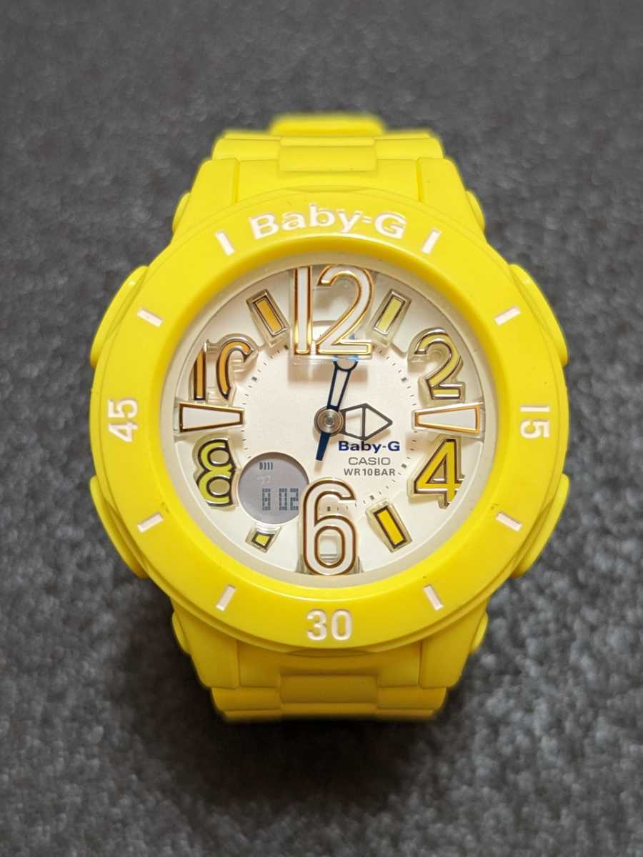 美品 Baby-G BGA-170 ベビージー ベビーG クォーツ カシオ CASIO レディース腕時計 ネオンマリンシリーズ？_画像1