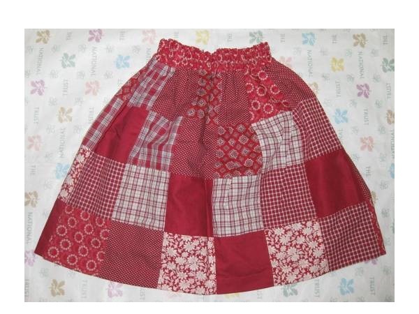 * hand made * Anne of Green Gables manner * world . one only not * patchwork skirt * adult ta yellowtail e* child skirt * new goods * Point ...*