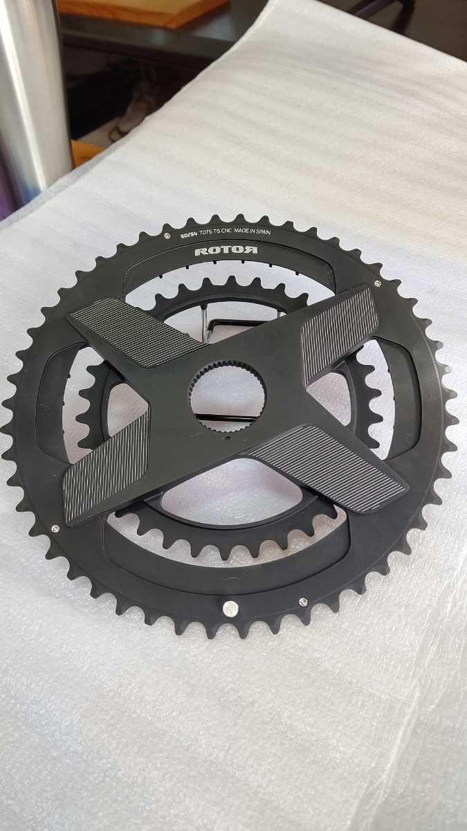 ローターROTOR.noQ ROUND SPIDERING50/34 自転車 ドライブトレイン www ...
