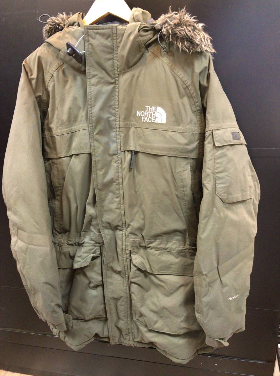 THE NORTH FACE ノースフェイス ダウンジャケット McMurdo マクマード カーキ メンズ Lサイズ JS-327627