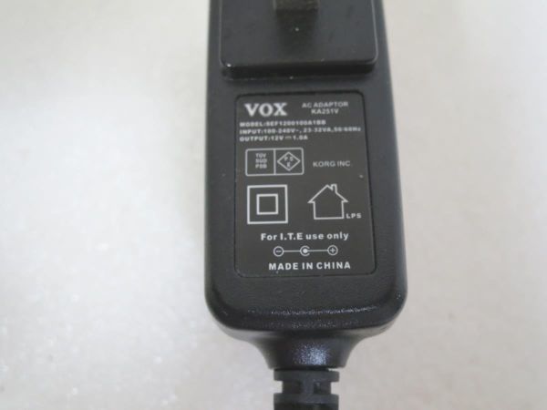 VOXvoksAC adaptor [KA251V]12V 1A terminal outer diameter approximately 5.5mm inside diameter approximately 2mm