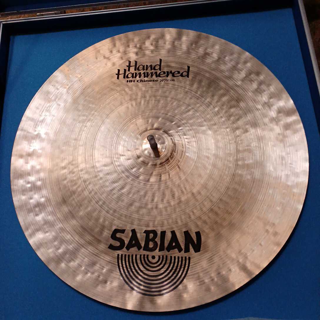 パネル 【超貴重】テリーボジオ・radia・特注チャイナシンバル・SABIAN