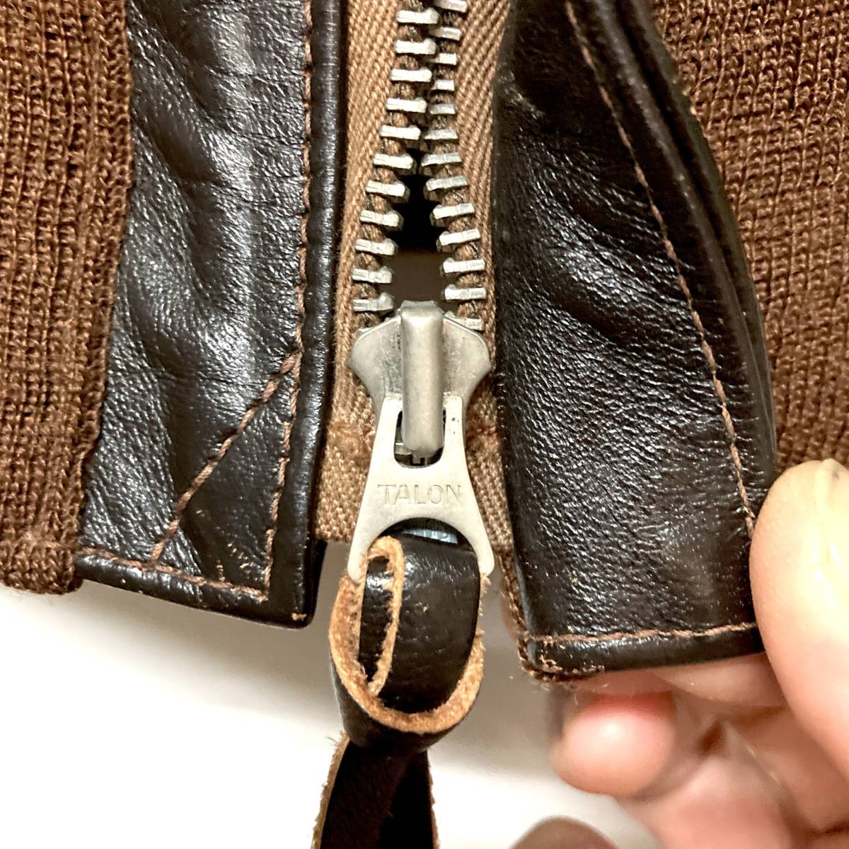 格安大特価 TYPE 38 TALON horsehide DApxI-m98119104038 A-2 フライト