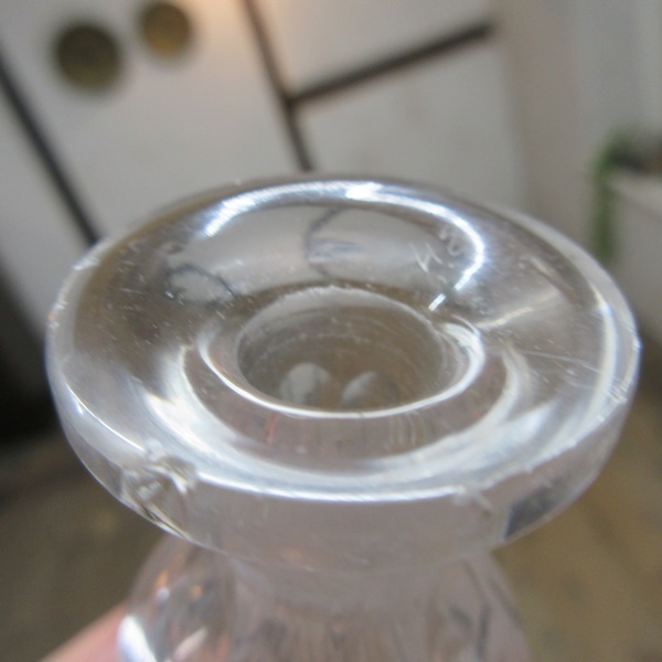 イギリス ガラス製 小瓶 一輪挿し 花器 ドライフラワー 窓辺 野の花 インテリア アンティーク雑貨 英国 glass 1679sb_画像6