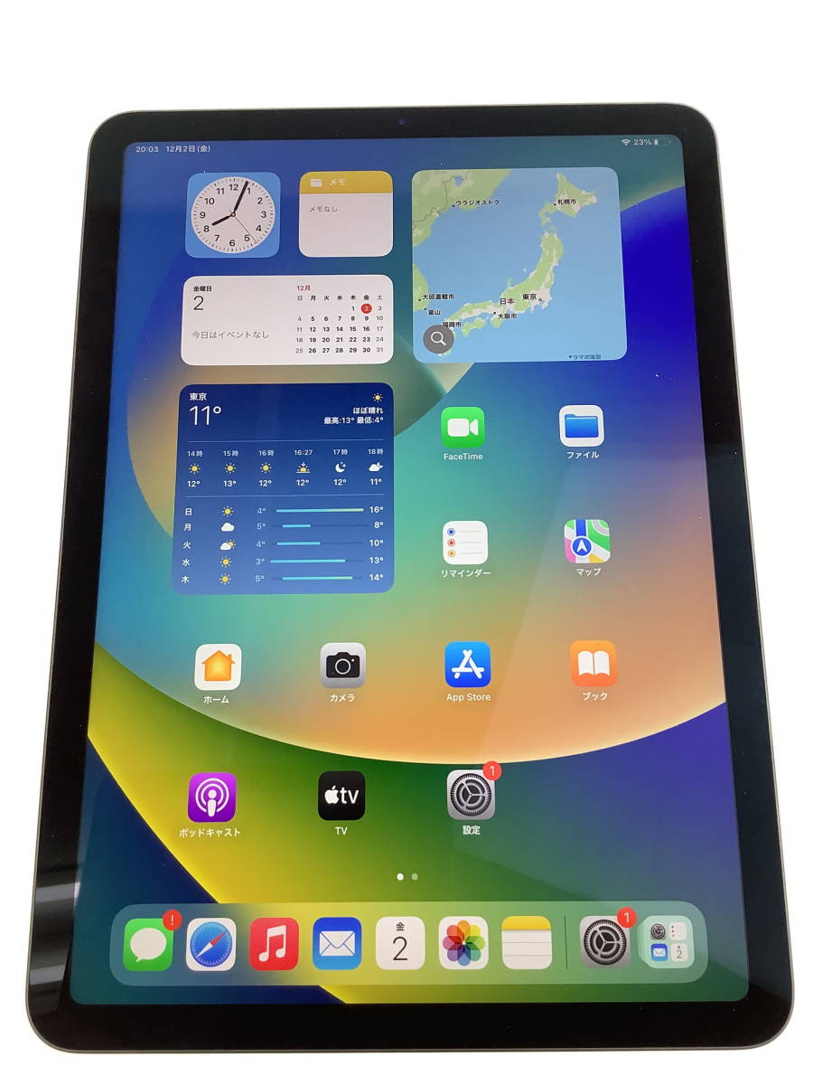 カメラ】 Apple iPad Air 4 Wi-Fiモデル 64GB スカイブルー l7MhL