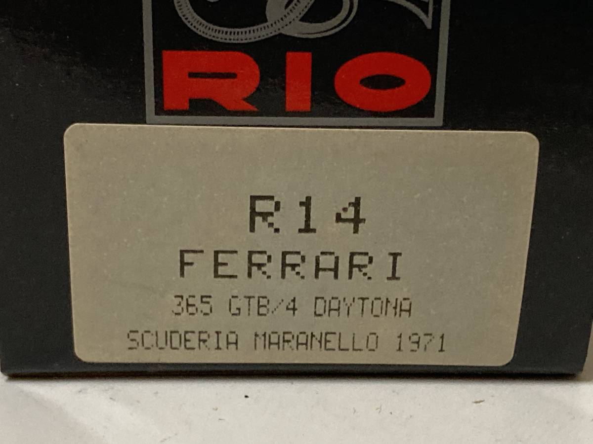 送料無料 リオ 1/43 フェラーリ 365 GTBデイトナ RIO Ferrari Daytona ミニカーの画像3