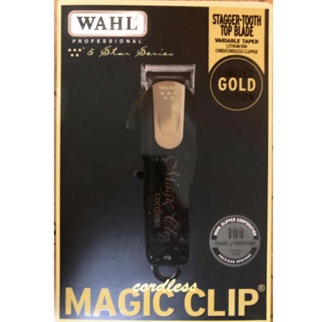 新品並行！WAHL MAGICCLIP GOLD ・ウォール マジッククリップ コードレスバリカン クリッパー 理容 美容