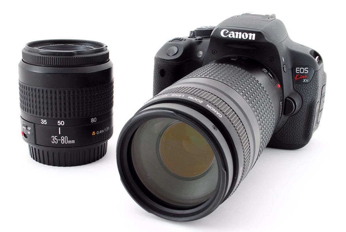 高品質 EF X7i標準&望遠ダブルレンズセット、Canon Kiss EOS Canon