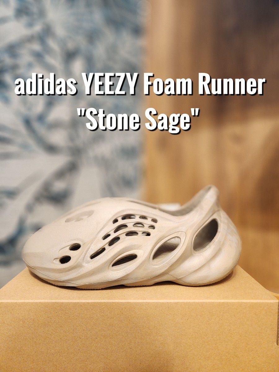 アディダス イージー フォーム ランナー ストーン セージ サンダル スニーカー adidas YEEZY Foam Runner
