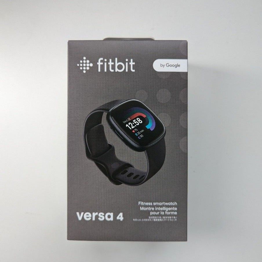 Fitbit versa4 スマートウォッチ ブラック 黒 シリコンバンド-