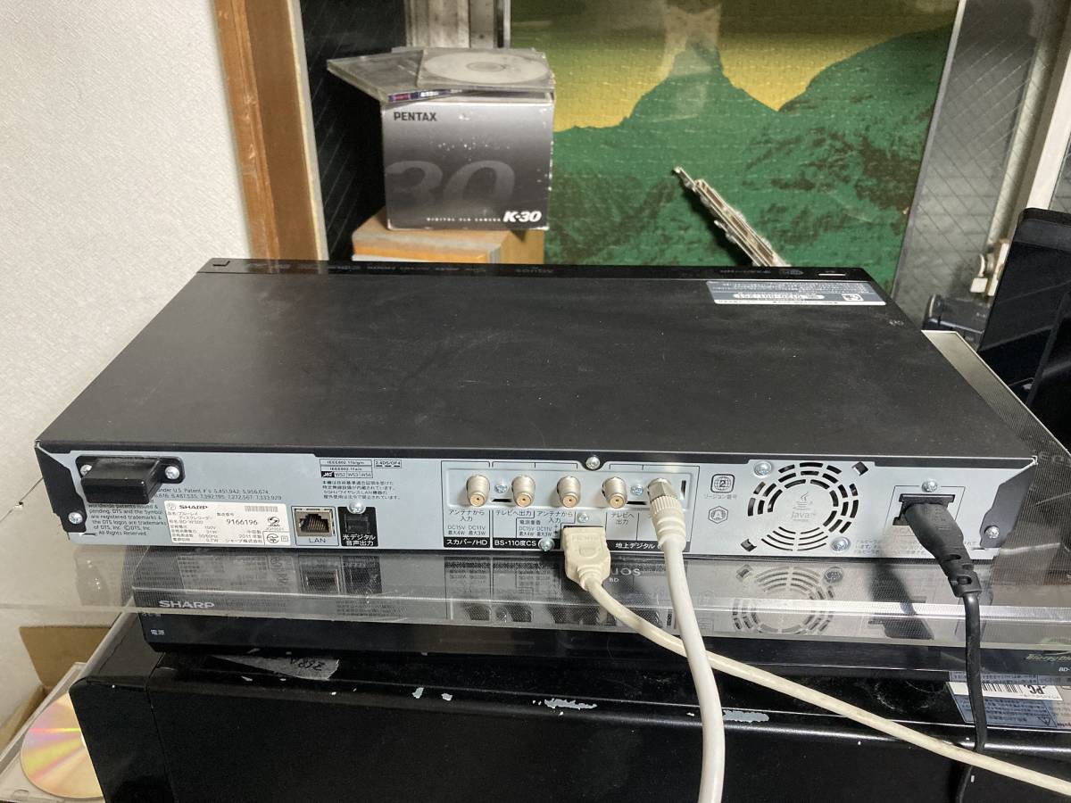 SHARP AQUOSブルーレイ 内蔵HDD容量: 500GB.地上デジ×2; BSデジ SHARP AQUOSブルーレイ 内蔵HDD容量: 500GB.地上デジ×2; BSデジ