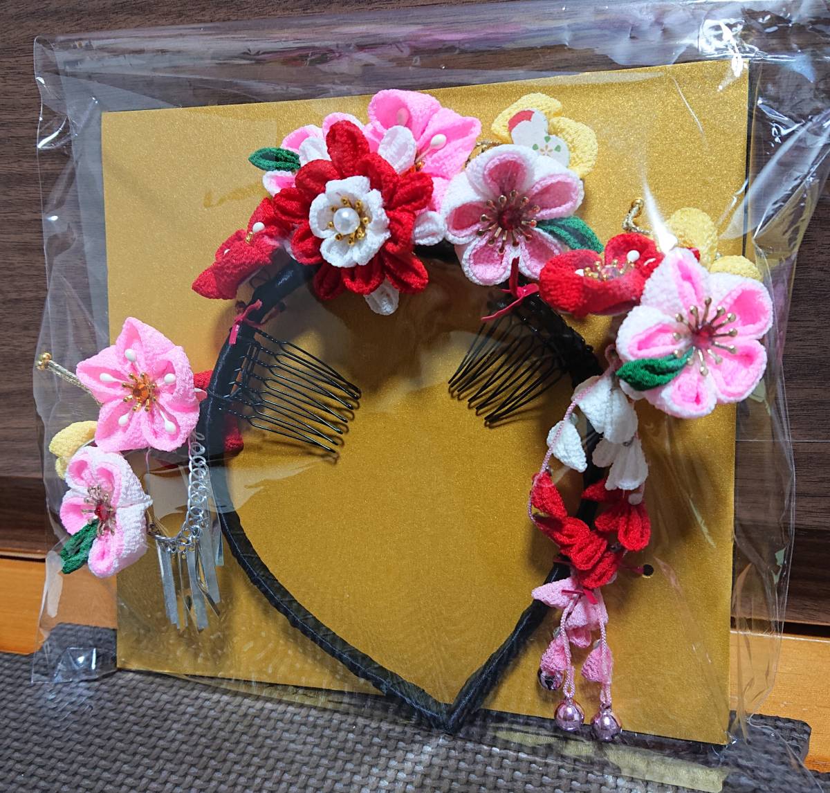  beautiful goods Japanese clothes for Katyusha girl The Seven-Five-Three Festival wedding .. sleeve kimono 