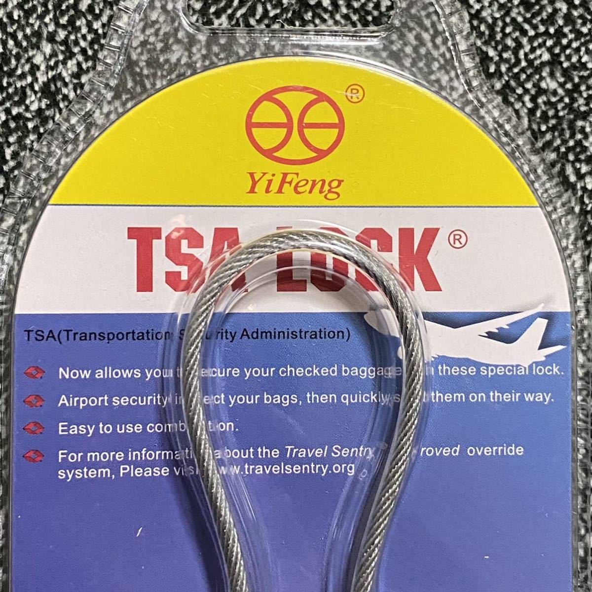 新品 TSAロック ワイヤーロック TSA LOCK ダイヤル錠 ダイヤル式 鍵 送料無料 送料込の画像3