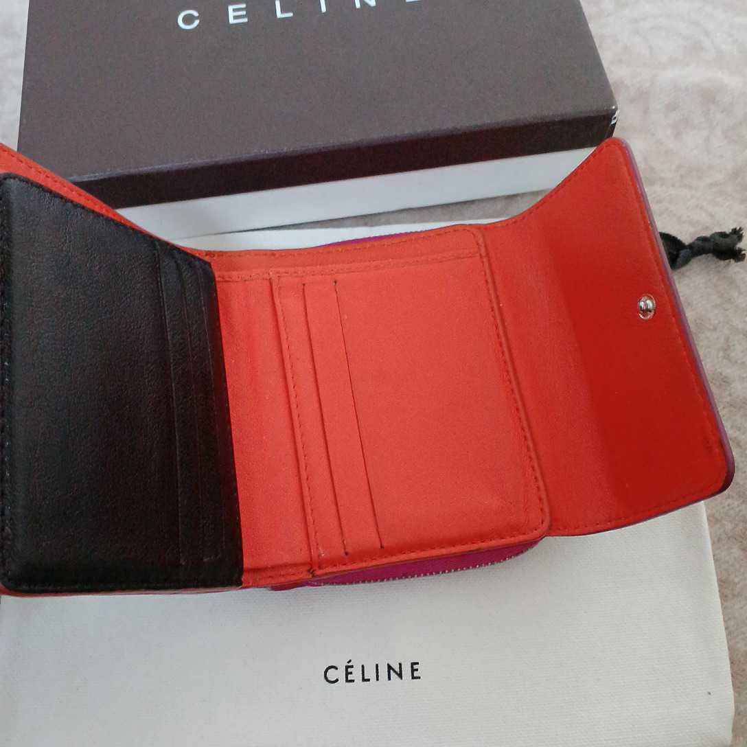 最大10%OFFクーポン セリーヌ セリーヌ 財布 美品】CELINE CÉLINE