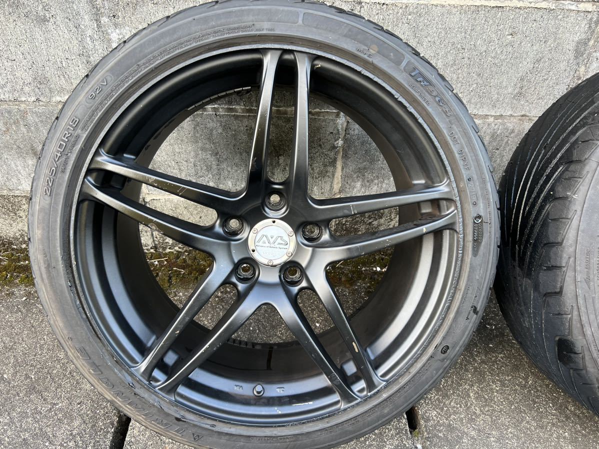 YOKOHAMA AVS model5 8J 9J タイヤ付き4本セット equaljustice.wy.gov
