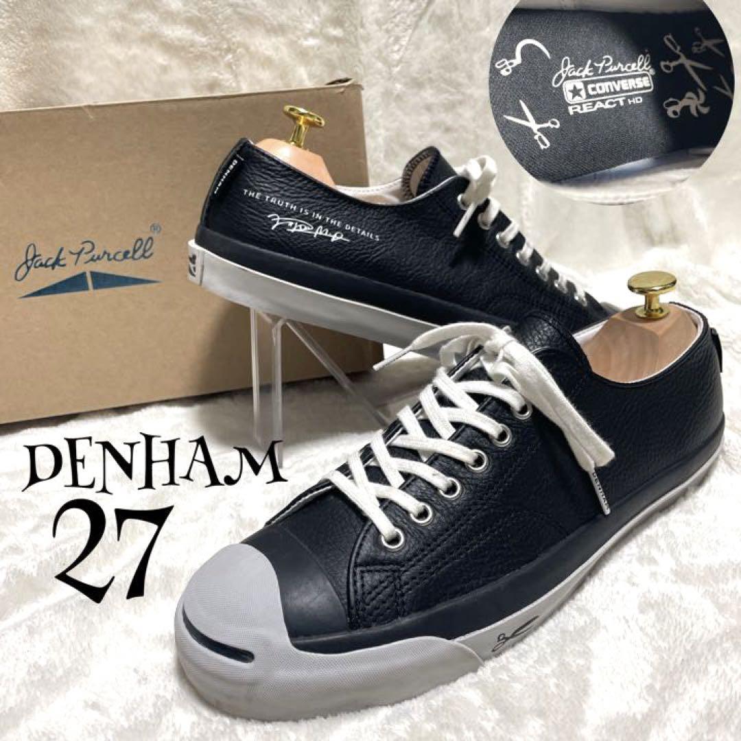 新規購入 t0455【デンハム コンバース】DENHAM コラボ LEATHER JACK