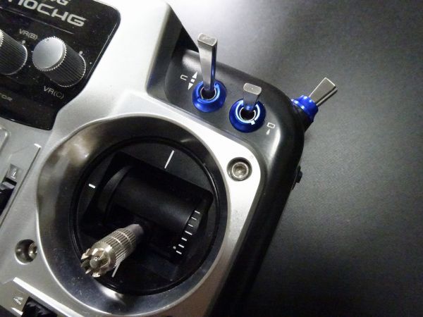  free shipping Futaba switch nut FUTABA Propo transmitter for aluminium color change parts blue 