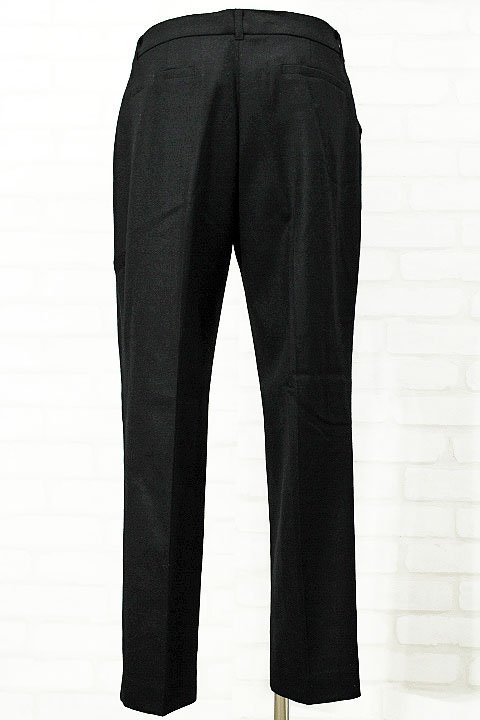  beautiful goods Untitled wool long height tapered pants / slacks black M rg398