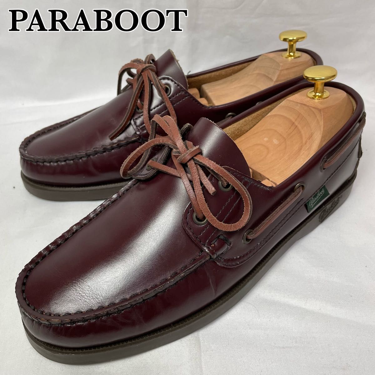 本物本物Paraboot パラブーツ デッキシューズ 美品 デッキシューズ