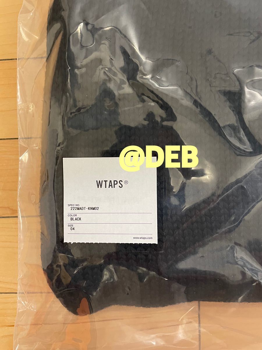 WTAPS 2022FW ARMT SWEATER BLACK XLサイズ ダブルタップス クロス