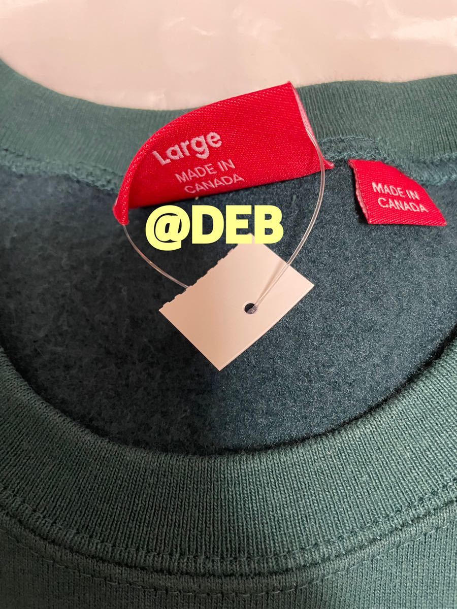 総合通販 supreme boxlogo crewneck dark pine M