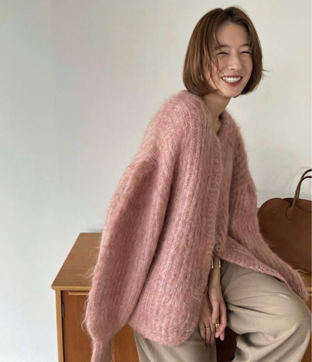 サイン・掲示用品 パネル 【 CLANE 】定価3万円 シャギーカーディガン