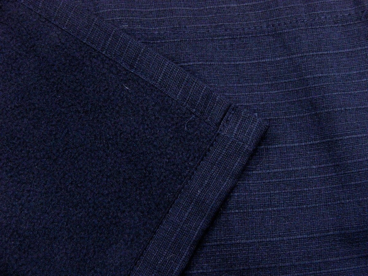 冬の寒い日に　裏地にフリースが付いた あったか作務衣　濃紺色　Mサイズ　新品_画像5