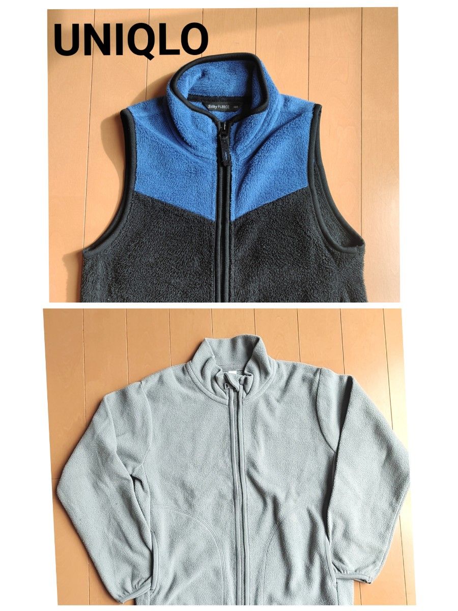 お買得 新品 ユニクロ.子供服.キッズ.冬物.フリース.ジップアップ