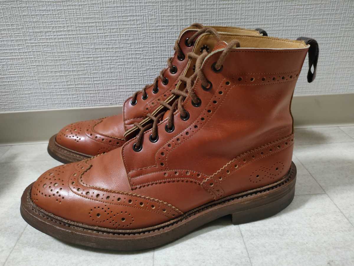 サイズ：8　美品　トリッカーズ 【ポールスミス別注/カントリーブーツ/M6178】Paul Smith/茶/カーフ/ブーツ/Tricker's_画像2