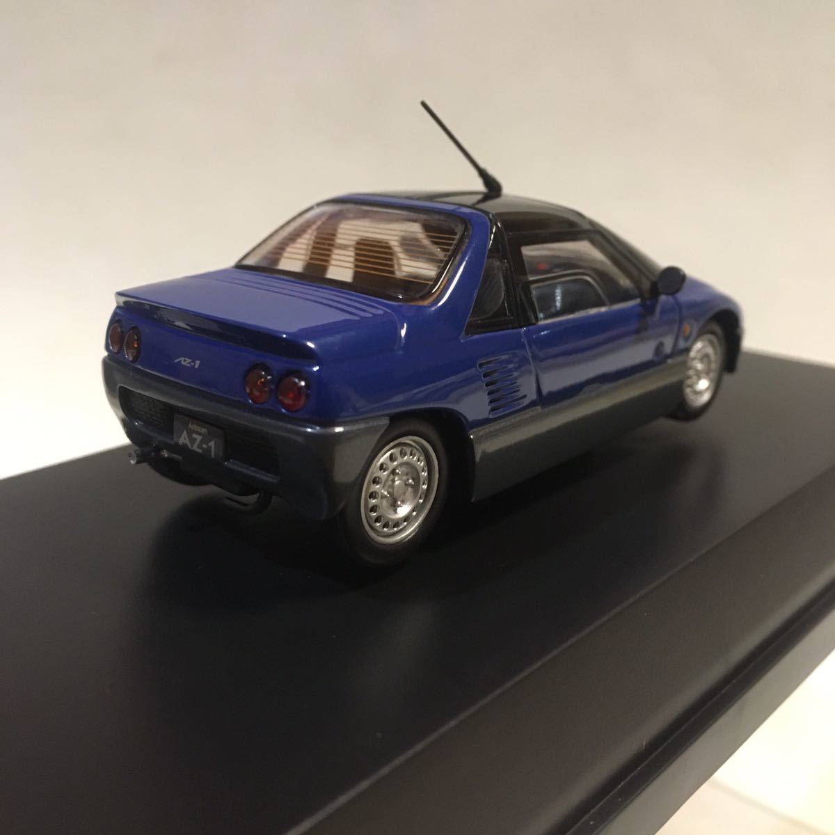 ホットワークス オートザム AZ-1 ブルー 1/43 (M-120) AUTOZAM AZ-1 　・箱側面ヨゴレあり