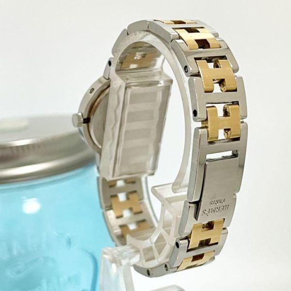 HERMES101クリッパーコンビカラーレディース腕時計-