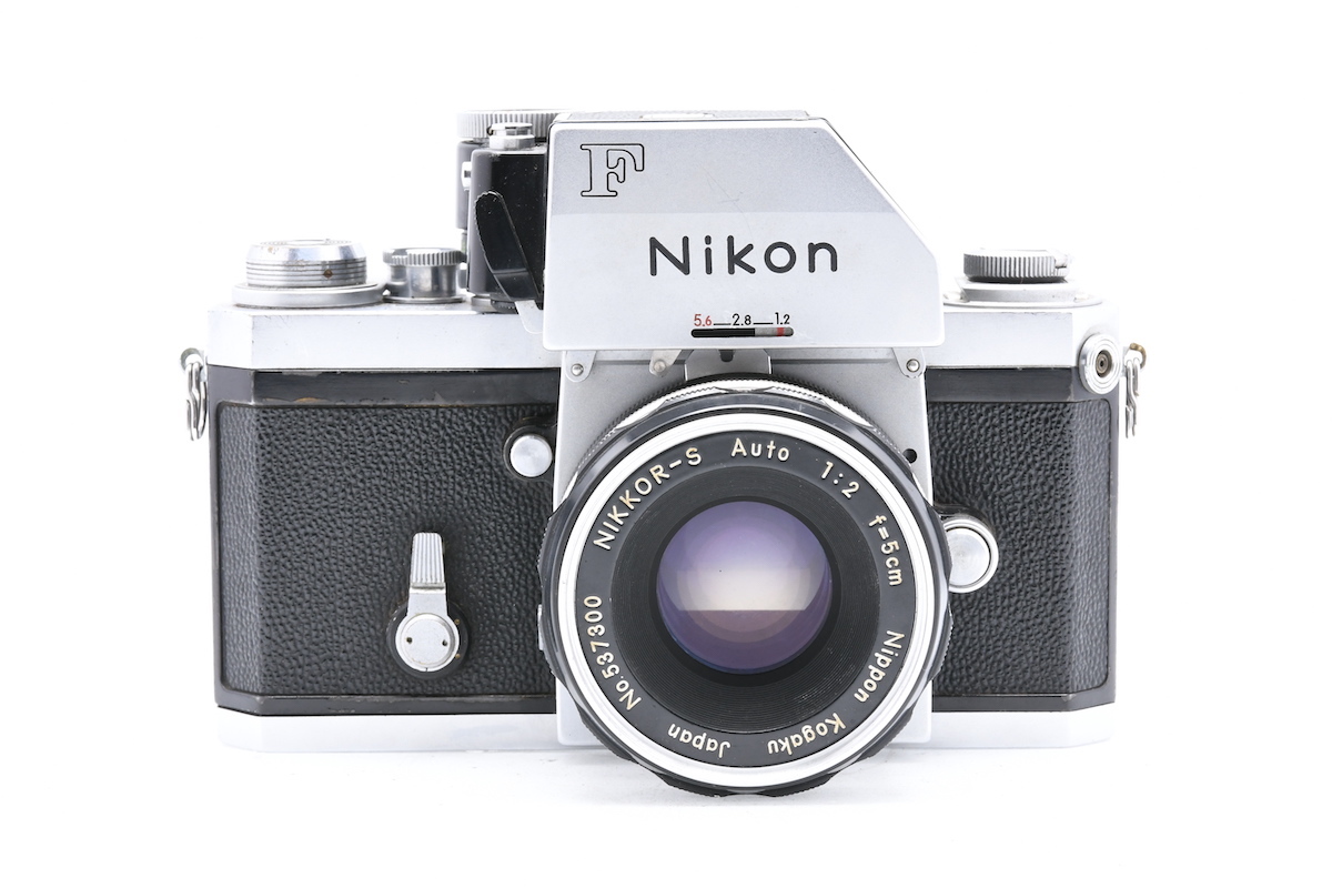 Nikon F フォトミックFTN シルバー + 非AI NIKKOR-S Auto 50mm F2 ニコン フィルムカメラ MF一眼レフ 標準単焦点 レンズセット ■05998