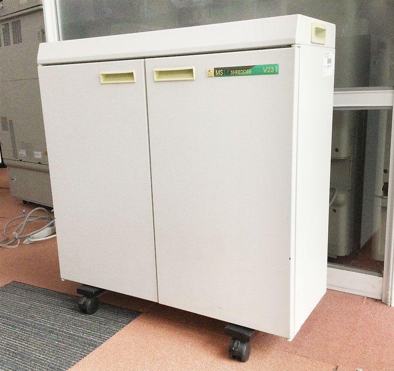 明光販売 MSシュレッダー V231 A3対応 机の横に置いてご使用頂ける 明光販売 MSシュレッダー V231 A3対応 机の横に置いてご使用頂ける